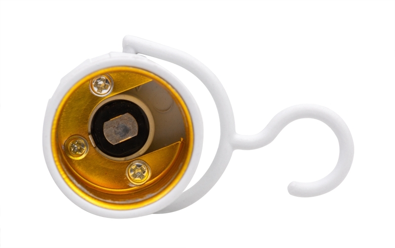 Adaptor dulie E27 cu intrerupator pentru bec LED cu baterie incorporata LBE62742