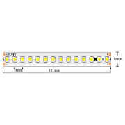 BANDA LED PROFESIONALA 7W/M 2700K 48V DC 112LED/M IP20