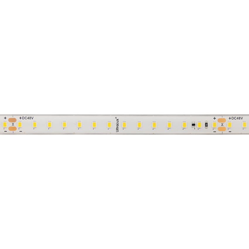 BANDA LED PROFESIONALA 7,5W/M 2700K 48V DC 112LED/M 10M IP67