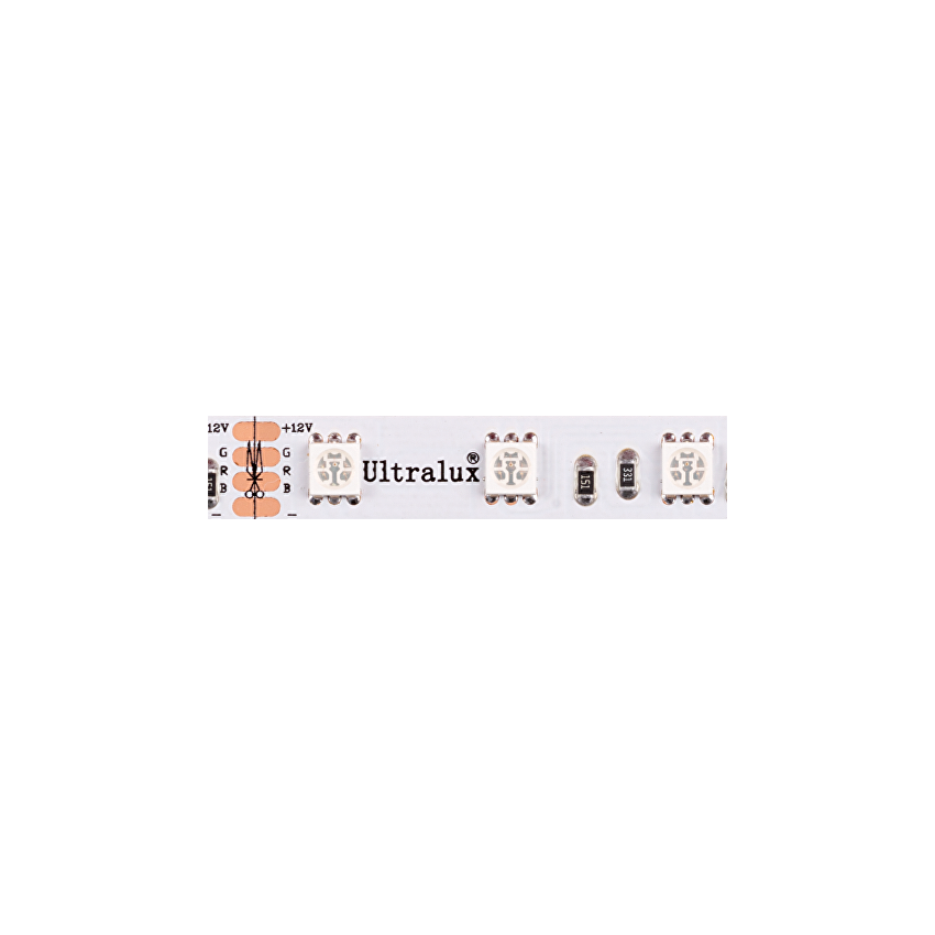 BANDA LED RGB 14.4W/M, 12V DC, SMD5050, 60LEDS/m, IP65