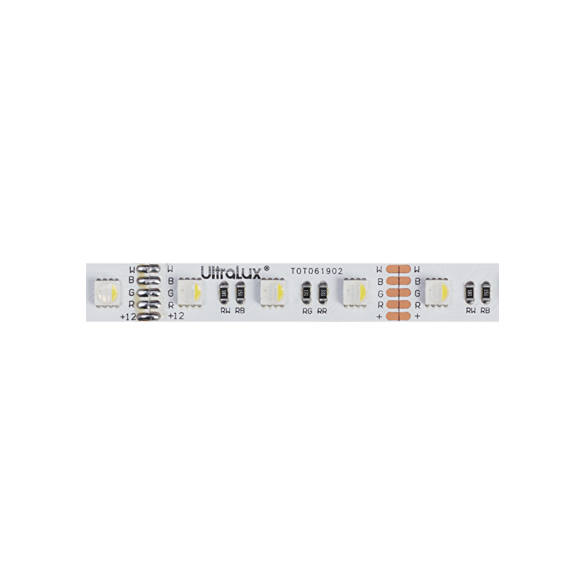 BANDA LED FLEXIBILA 17W/M, RGB+6000K, 12V DC, SMD5050, 60 LEDS/M, IP20