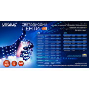 Banda LED flexibila 9.6W/M, 4000K, 12V DC, SMD2835, 120 LED/m, IP65