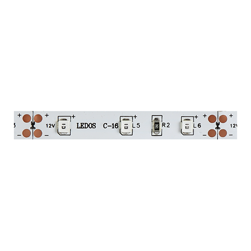 Banda LED flexibila albastra, 4.8W/M, 12V DC, SMD2835, 60 Led/m, IP20