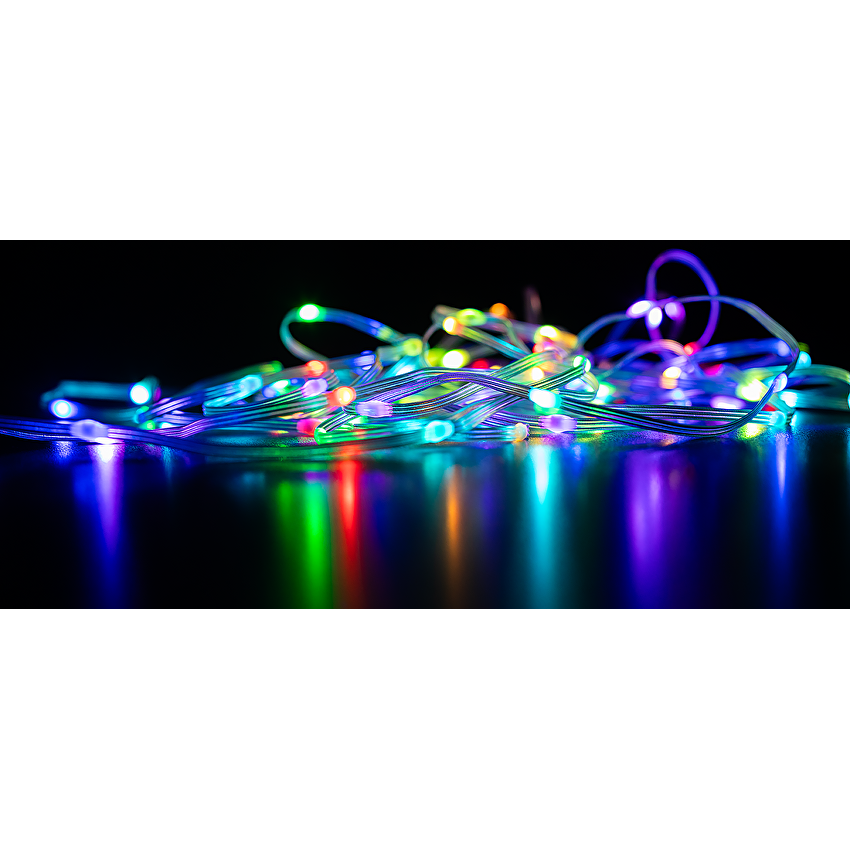 KIT BANDA LED RGB IP65 20M 5V 1W/M USB