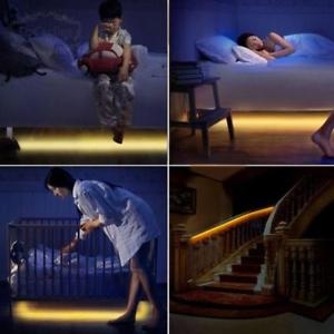Kit banda LED cu senzor pentru dormitor, 2 laturi x 1,7m