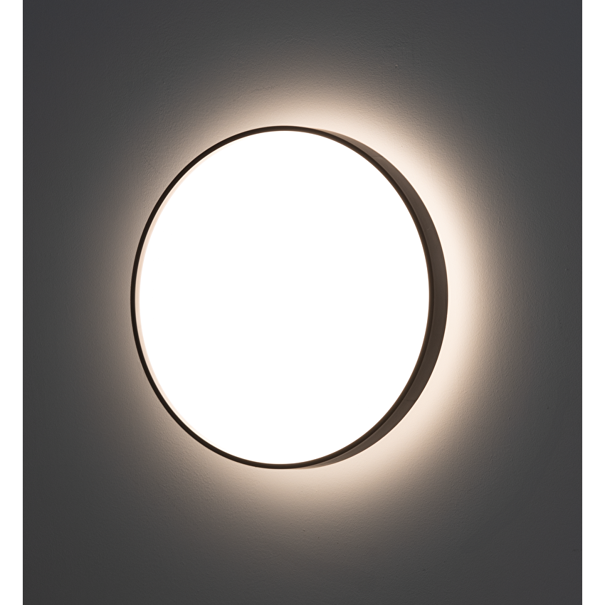 Lampa LED de tavan rotunda CCT, 12W, rama alba, 3000K/4000K/6500K, 220-240V AC, IP20