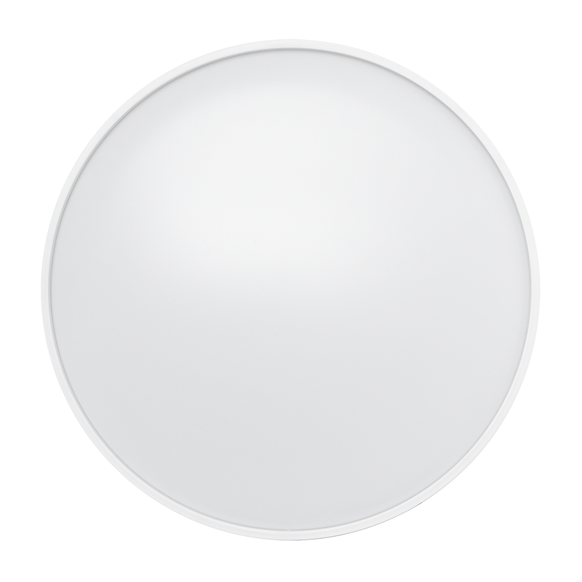 Lampa LED de tavan rotunda CCT, 24W, rama alba, 3000K/4000K/6500K, 220-240V AC, IP20
