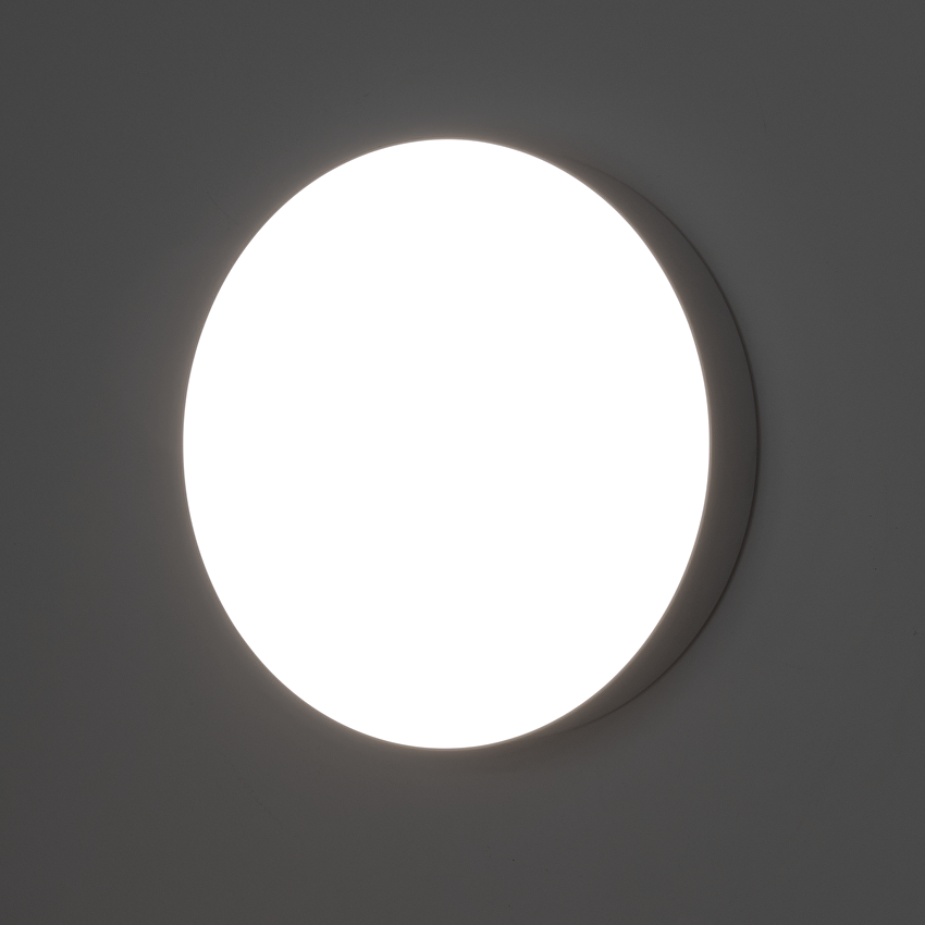 Lampa LED de tavan rotunda CCT, 36W, rama alba, 3000K/4000K/6500K, 220-240V AC, IP20