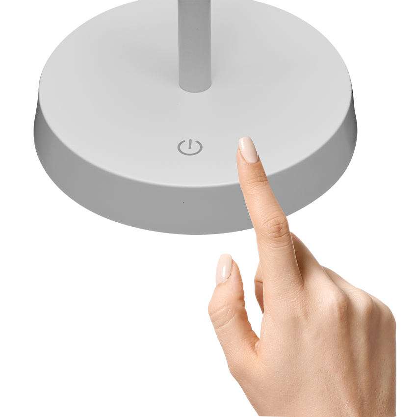 Lampa alba de birou LED dimabila reincarcabila 2.3W, 3000K, IP44