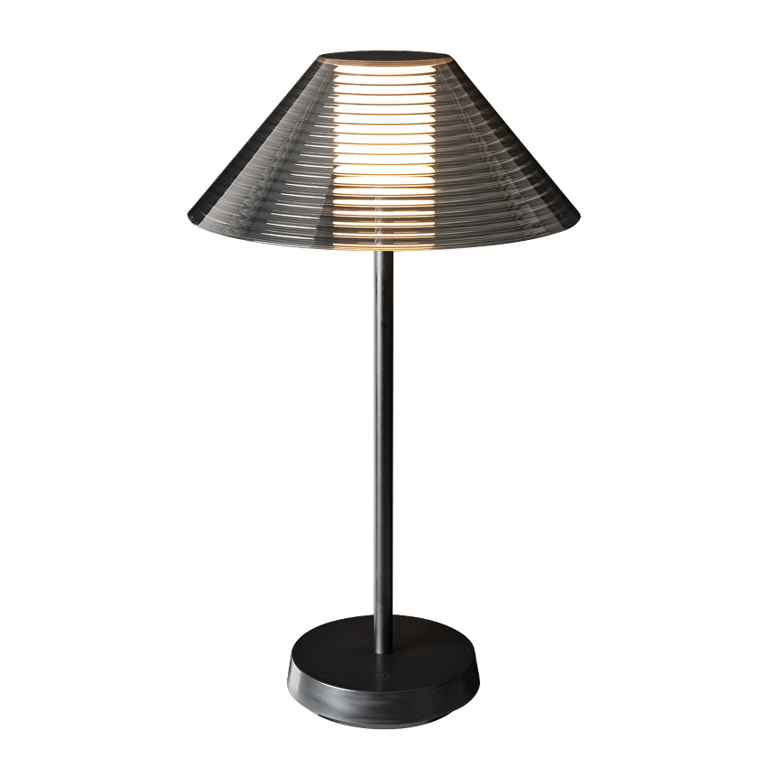 Lampa de birou LED dimabila reincarcabila 1.5W, 3000K, IP44, neagra