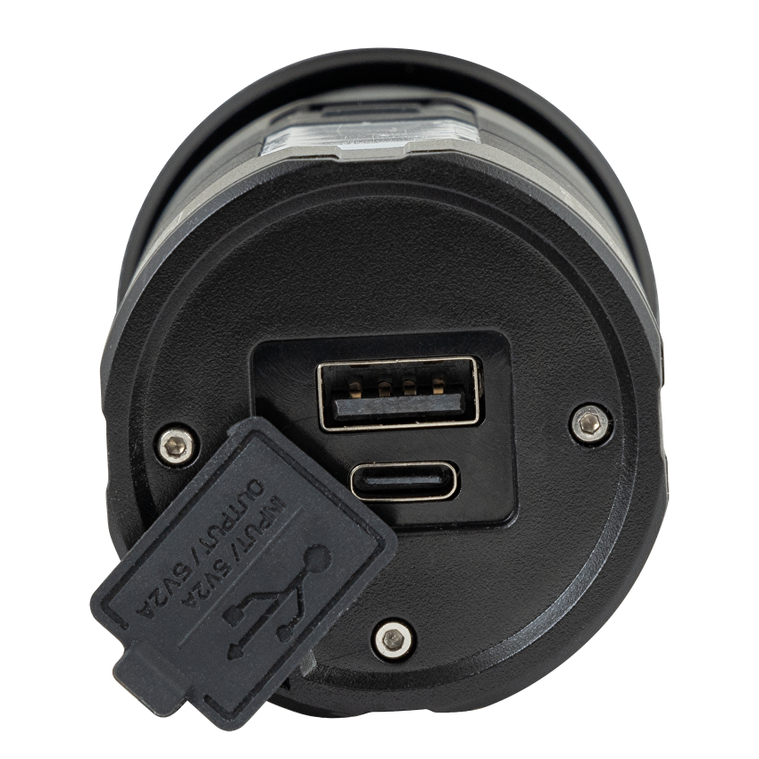 Lanterna LED multifunctionala cu zoom 10/3W, 6500K/5500K, 5V DC, IP44