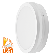 Plafoniera LED rezistenta la apa cu senzor cu microunde, alba, 18W, 220V-240V AC, IP54