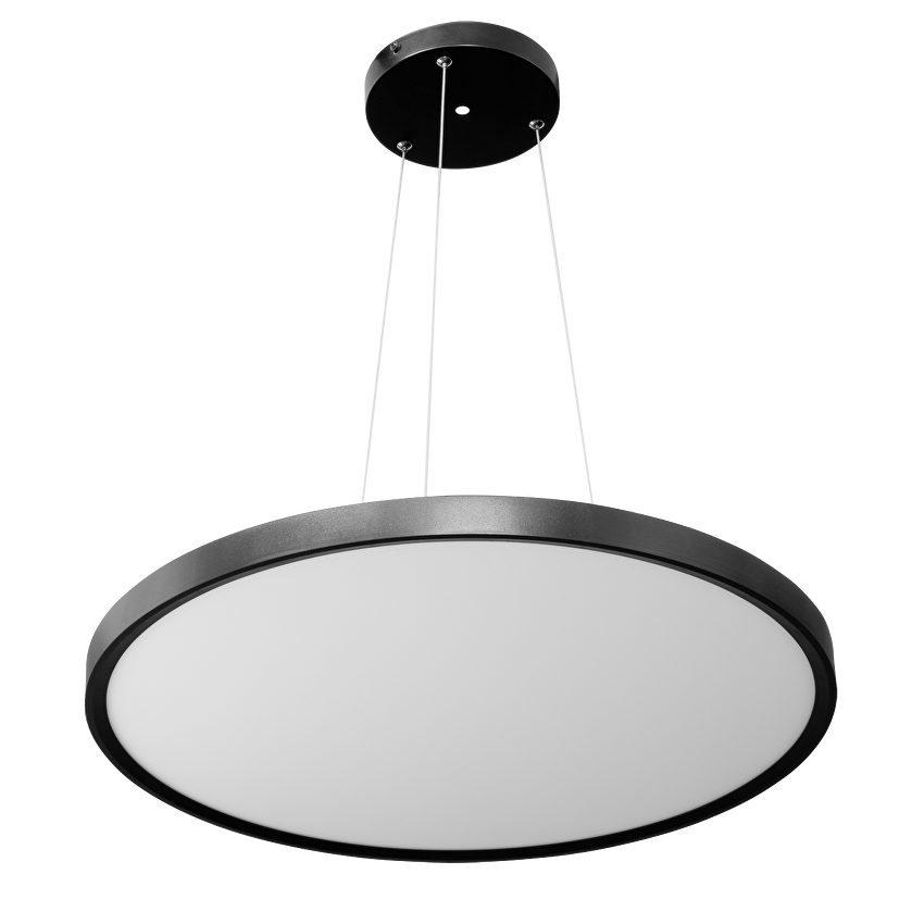 Plafoniera LED slim, neagra, 50W, 3000K/4000K/6000K, 220V-240V AC, IP20