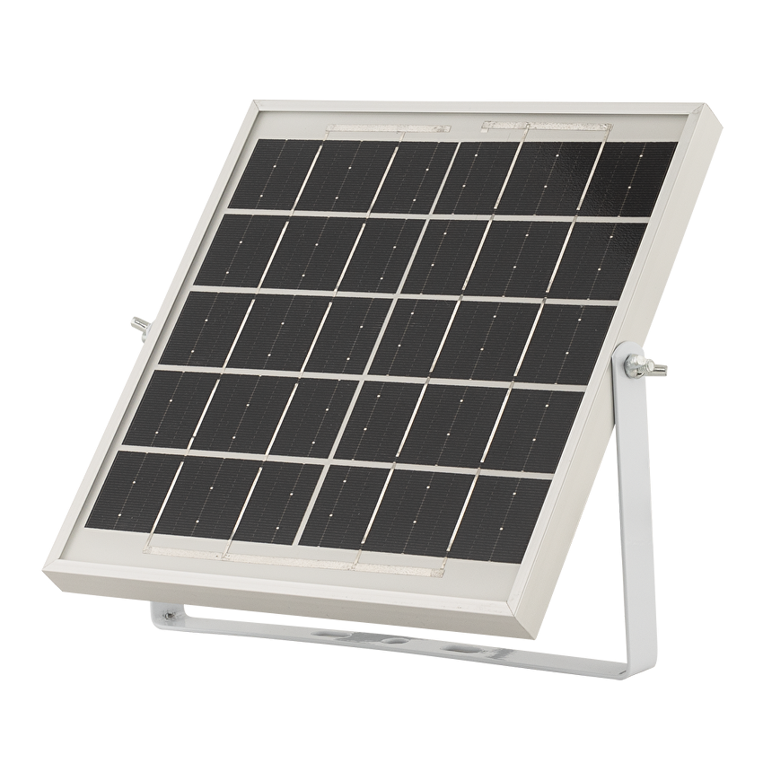 Proiector LED solar cu senzor PIR, 90°, 5W, 5500K, IP65