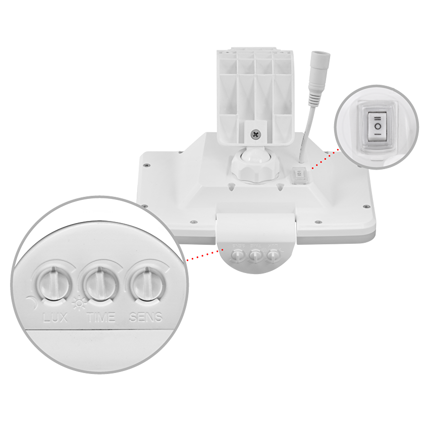 PROIECTOR SOLAR LED CU SENZOR PIR 11W  5000K IP54