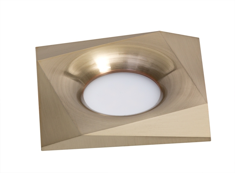 Rama Iincastrabila pentru spot, fixa, corp nichel satinat, MR16