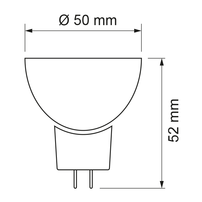 Spot LED, 6W, 220V, MR16, 4200K(**Cantitate minima comanda: 10 buc**)