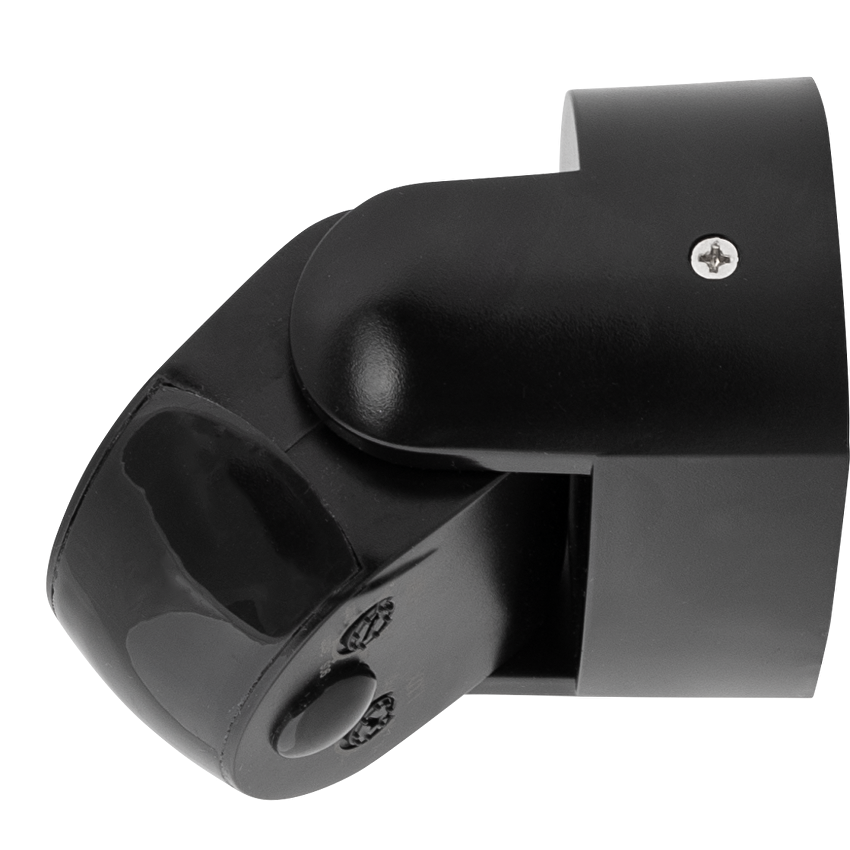 Senzor de miscare PIR pentru montaj aparent, cu lentile negre 2xPIR, 180/360 grade, 9m IP65, negru