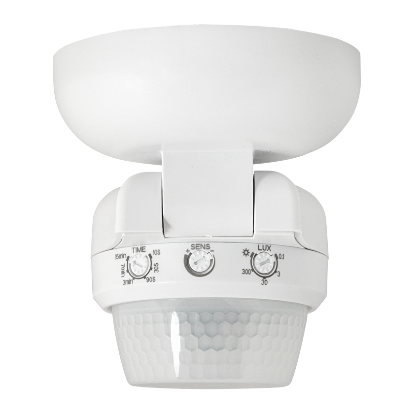 Senzor de miscare si prezenta PIR pentru montare pe perete/plafon 360 grade, 12m, IP65
